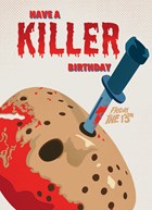 Friday the 13th Jason Killer birthday verjaardag horror